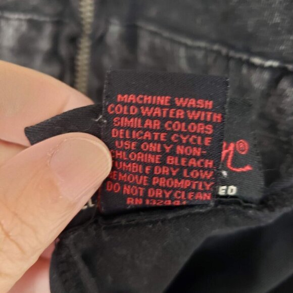 Barrett Jackson Reversible Jacket Lace Distressed Muscle Cars Womens Size Medium - Picture 13 of 16